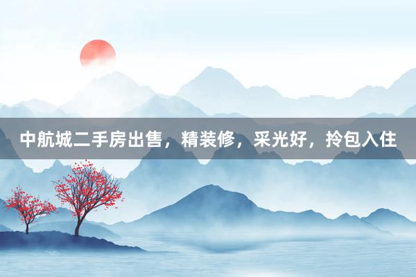 中航城二手房出售，精装修，采光好，拎包入住